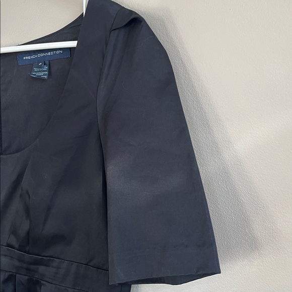 French Connection black scoop neck mini dress size 8 - Picture 11 of 15